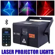 5W RGB iLDA DMX DJ Show Stage Projector Laser Lights App Edit Remote