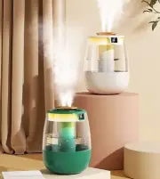 1.5L Humidifier Top Fill Large Home Office Cool Mist W/Humidistat DIffuser