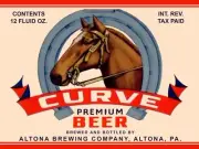 Curve Beer of Altona, Altoona PA NEW Metal Sign 24"x30" USA STEEL XL Size 7 lb