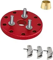 Ｓｉｍｈｏａ Clutch Kit with Flywheel,Clutch Flywheel Kit,1:10 Replace Scale Oil Car, RC Car Upgrade Parts,Heavy Duty, red