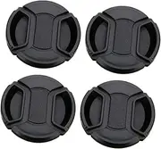 DOITOOL 4 Pcs Snap Lens Covers Camera Lens Protectors Durable Replacement for Photography Enthusiasts Essential Gear