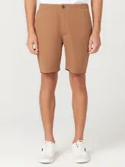 Elastic Waist Chino Short