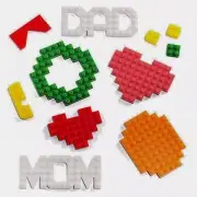 BUILD ON BRICK HOLIDAY XMAS ACCESSORY PACK COMPATIBLE MEGA BLOKS KRE-O KNEX NEW