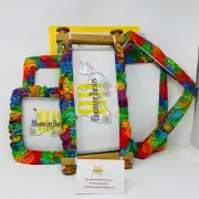 Rainbow Primary Colors Grime Guards - Q-Snap Frame-Cross Stitch/Needlecraft