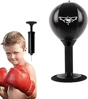 Desktop Speed Bags for Boxing,Strong Suction Speed Ball Boxing Bag - Stress Cool Gadgets for Kids Teenagers Adults Coworkers Women Men