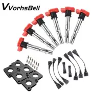 for Audi S4 RS4 B5 2.7T Coil Conversion Harness ICM By Pass Kit Coilpack Plates