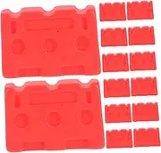 Kisangel 20pcs Mini Traffic Barricade Set for Realistic Road Block for DIY Traffic Scene for Home School Daycare Creative Learning