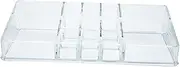 Ipetboom Box Acrylic Storage Multi Grade Container for Desktop Organization Medication Organizer for Bathroom Dressing Table present for Home Display