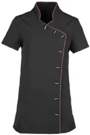 Premier Lily Beauty & SPA Salon Beautician Tunic Uniform 10 BNWT Black/Hot Pink