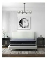 Pillowtop Bamboo Luna-Zone 5 Mattress in Charcoal