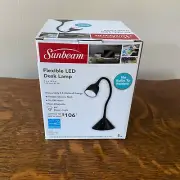 Sunbeam Flexible Neck LED Desk Lamp - Black