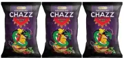 3 CHAZZ THAI SWEET CHILI Flavor Hand Cooked Potato Chips Bags 90g 3.1oz