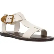 Steve Madden Brazinn Gladiator Sandal in Bone Leather at Nordstrom, Size 8