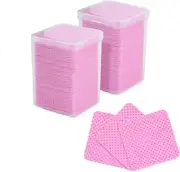 400 PCS Lint Free Nail Wipes Nail Polish Remover Wipes for Lash Extension Suppli