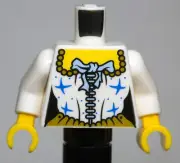 NEW LEGO - Torso - Castle - Princess Lion Corset White x1 - Castle era 70403
