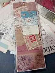 Handmade Vintage Papers 'Tablet' for Junk Journaling Collages Paper Crafts