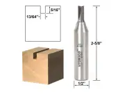 13/64" Carbide Insert Straight Router Bit - 1/2" Shank - Yonico 14921