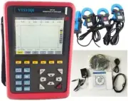 3-Phase Power Quality Analyzer with Current 0.10A~100A W VA Var PF DPF cosφ tanφ