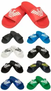 Men's slippers man plastic shoes beachwear EMPORIO ARMANI item X4PS01 XL828 SLIP