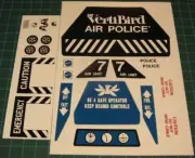 Mattel Vertibird 7604 Custom Reproduction Vinyl Decals Peel/Stick