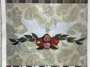 Anniversary Doves on Flowers Applique Wall Quilt Pattern DC Christopherson