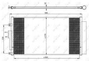 Fits Fiat 500 2008- 1.4 Air Conditioning Condenser AST 51932163 51819064