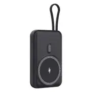10000mAh Magnetic Power Bank Wired Wireless Battery Charger for iPhone Android
