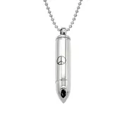 Steel Pendant Bullet Necklace