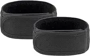 [Oshhni] 2Pcs No Buckle Elastic Belts Buckle Free Waist Belts Buckle Less Belts Invisible Waist Belts Waistband for Skirts, Climbing, Cycling, Shorts