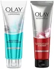 Olay Face Wash Luminous Brightening Foaming Cleanser, 100g & Face Wash Regeneris