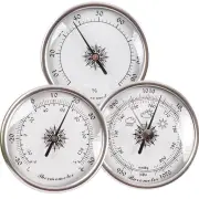 3 in 1 Wall Mounted Barometer Thermometer Hygrometer Weather Station Hangin P3N5