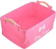 SAFIGLE Sundries Storage Case Elegant Pet Plaything Organizer Box Storage Bin Convenient Handles