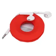Multi-function Silicone Earphone Wire USB Cable Bobbin Winder Wire Organizer BIGRED COLOR