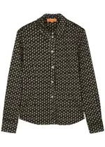 Stine Goya Minus Monogrammed Knitted Shirt - Black - M (UK12 / M) M (UK12 / M)
