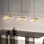 3X Bar LED Lamp Glass Pendant Light Kitchen Ceiling Light Bedroom Pendant LightS