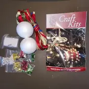 ~ Heirloom Holiday Ornaments ~ Craft Kit Creative Home Arts Club Sparkly Sequins