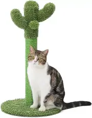 Made4Pets Cat Scratching Post Cactus Cat Scratcher Kitten Scratching Post with