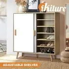 Oikiture Shoes Rack Shoe Storage Cabinet Organiser Sideboard Shelf Cupboard