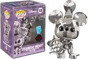 Funko PoP! Mickey Mouse - Steamboat Willie Artist Vinyl Figure, 3.75-Inch Height