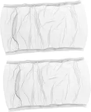 WeiLaiKeQi 2 Pieces Universal Bird Cage Mesh Covers Birdcage Guard Netting Covers Practical Airy Nets for Cockatoo Parakeet Budgies, L