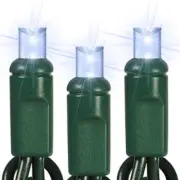 COOL WHITE LED Christmas String Lights Mini Lights Indoor Outdoor 70ct 24ft