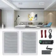 Herdio 5.25" Bluetooth In-Wall Speakers:2Way, 200W Flush-Mount Ceiling Speakers