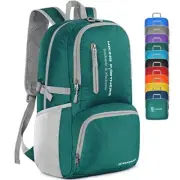 Lightweight Packable Backpack - 35L Light Foldable Hiking Small Dark Green