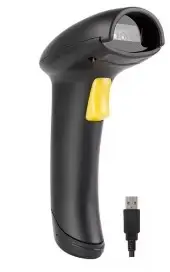 2D Wired scanner Scanner Plug and Play High-speed Read 1D2D Qr code on Paper Product or screen for Inventory Library A3D Wired