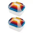 Joseph Joseph Nest Lock Food Storage Container Set 10pc Multi Colour 81081