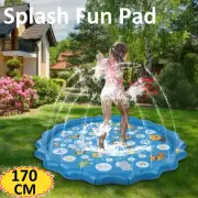 170CM Sprinkler Play Mat Water Toy Kids Pool Beach Splash Pad Game Centre Spray