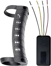 Car Steering Wheel Button Remote,Automotive Wireless Controller Remote - Compact Navigation Controller for RV Trailer Sedan