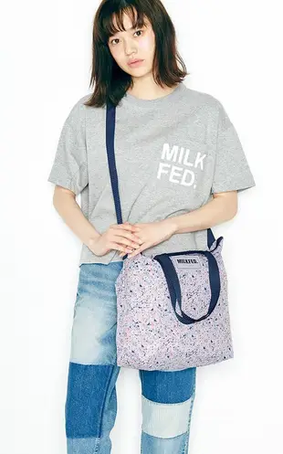 ☆MYWAY ZAKKA☆日文雜誌mini附錄【milkfed拉鍊輕便斜背包】