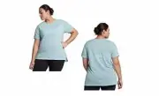 NIKE Women's Plus Size Tailwind Training Shirt Blue 1XL 922651-494