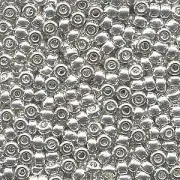 Bright Sterling Plated Miyuki Seed Beads 6/0 (6-9961-TB)